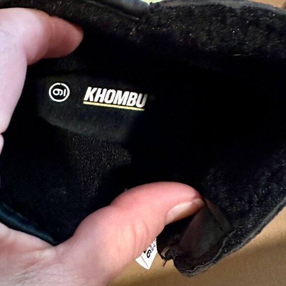 Khombu Women's Dusk All Weather Boot Size 9 Black Memory Foam Comfort (NEW) - Picture 11 of 16